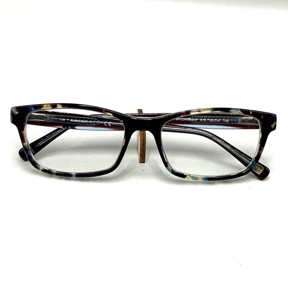 Marchon NYC M-CORNELIA 215 Tortoise Blue Eyeglasses Frames 52-16-135